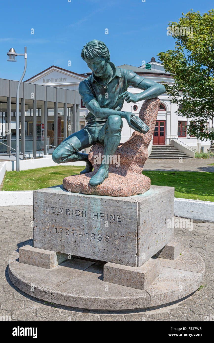 Heinrich Heine monument on the Island Norderney, East Frisian Island, Lower  Saxony, Germany, Europe Stock Photo - Alamy