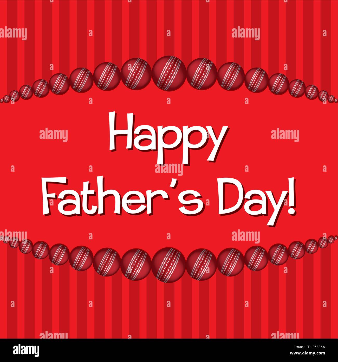 Cricket Father's Day card in vector format Stock Vector Image & Art Alamy
