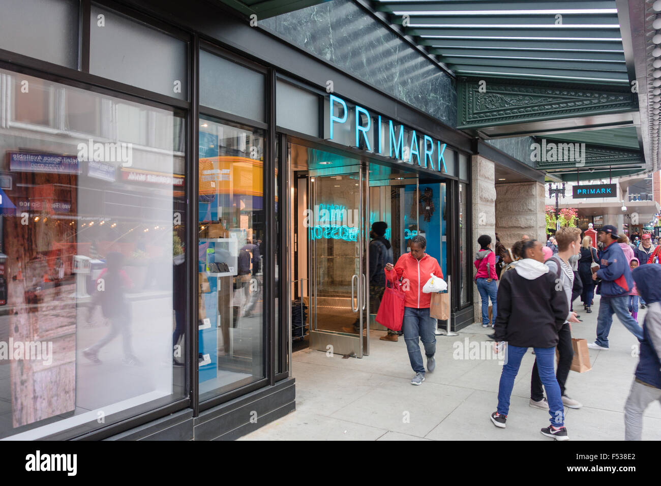 boston primark retail store first location in the US Stock Photo