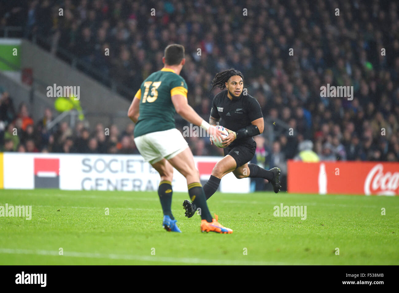 London, UK. 24th Oct, 2015. Ma'a Nonu (NZL) Rugby : 2015 Rugby World Cup semi-final match between South Africa 18-20 New Zealand at Twickenham in London, England . © FAR EAST PRESS/AFLO/Alamy Live News Stock Photo