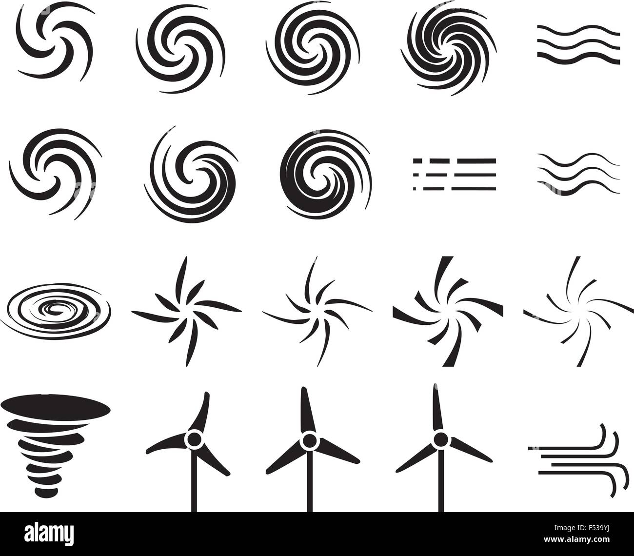 Circle Color Diagram Set In Flat Design Style Vector Stock Vector