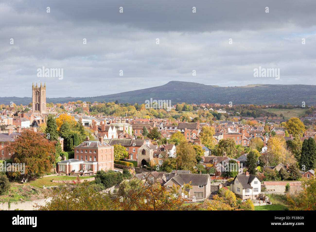 Ludlow titterstone clee hill shropshire hires stock photography and