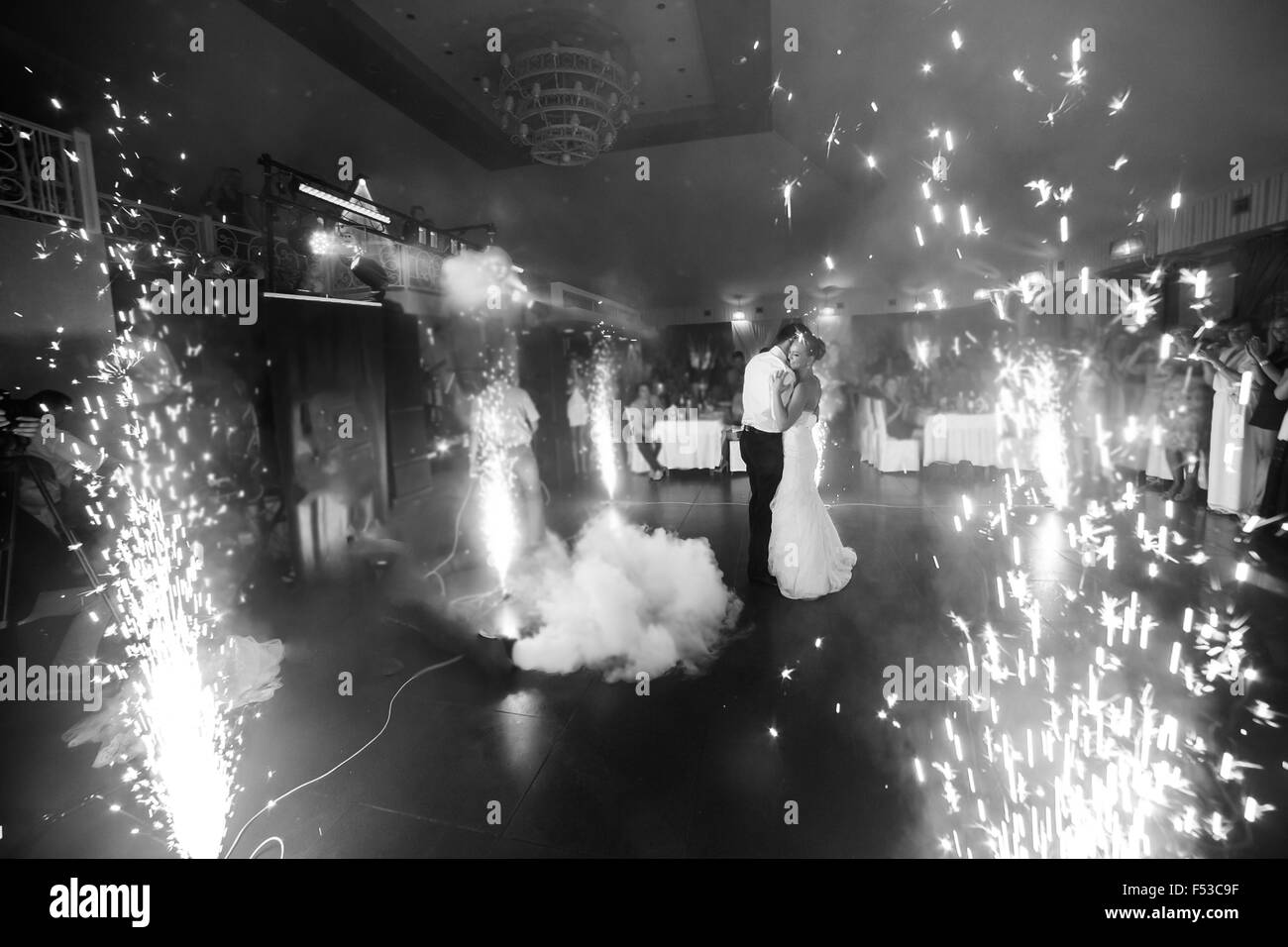 Beautiful wedding dance Stock Photo Alamy