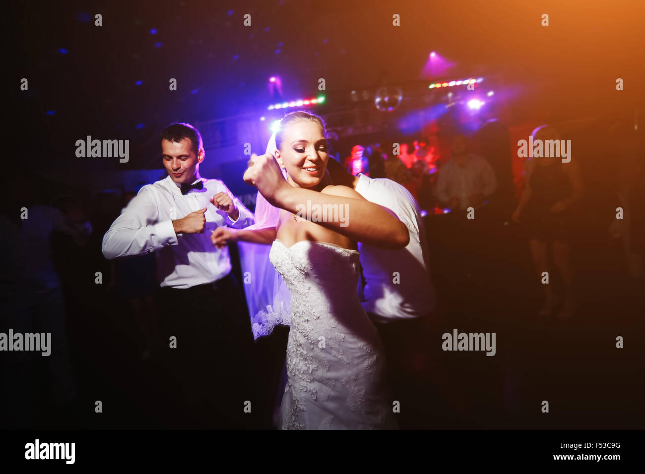 Beautiful wedding dance Stock Photo Alamy