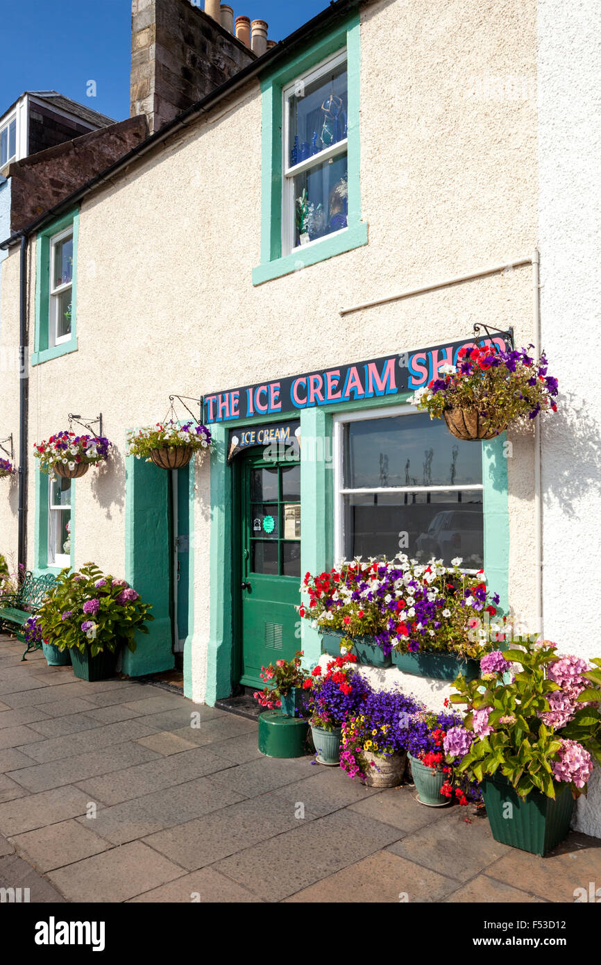 The ice cream shop in the fishing village of Pittenweem in the East