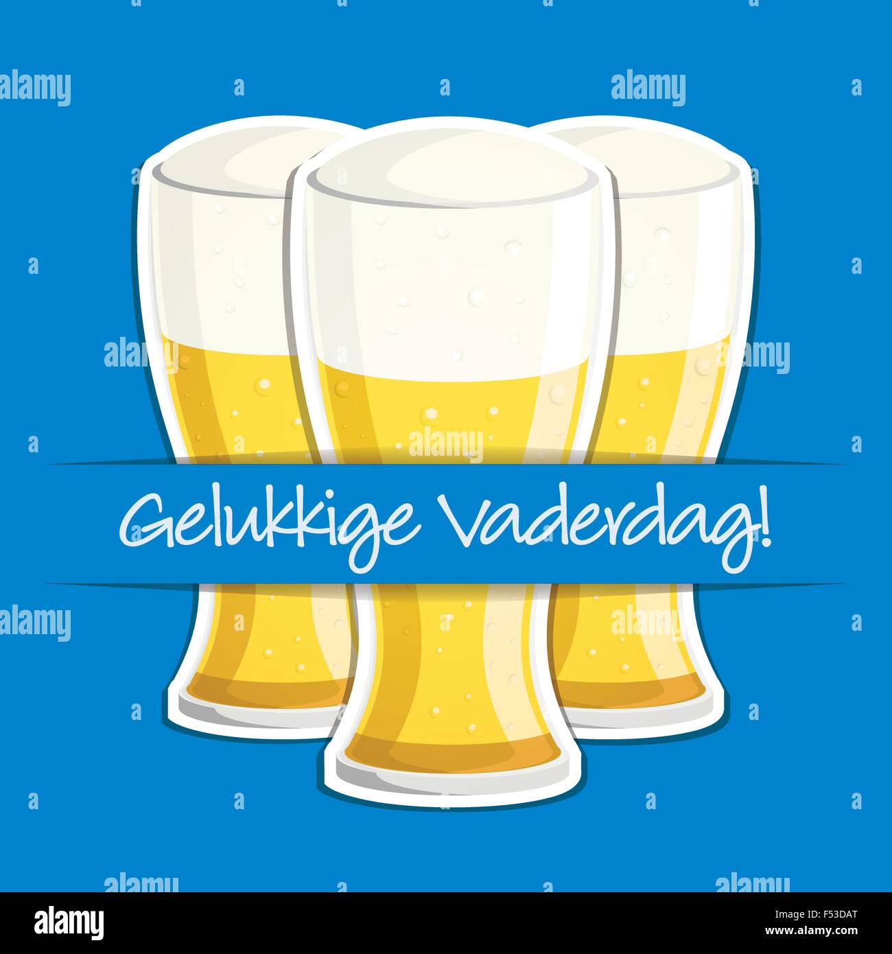Happy Father's Day beer card in vector format Stock Vector Image &amp; Art ...