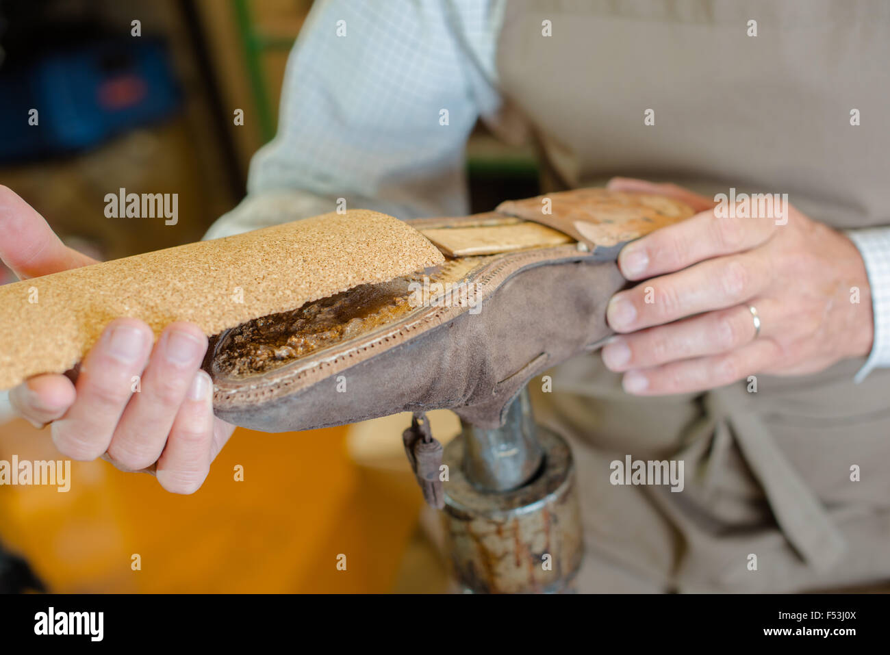 Fabrication shoes hi-res stock photography and images - Alamy