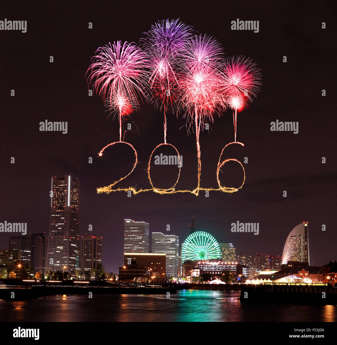 16 New Year Fireworks Celebrating Over Marina Bay In Yokohama City Stock Photo Alamy 16 New Year Fireworks Celebrating Over Marina Bay In Yokohama City Stock Photo Alamy