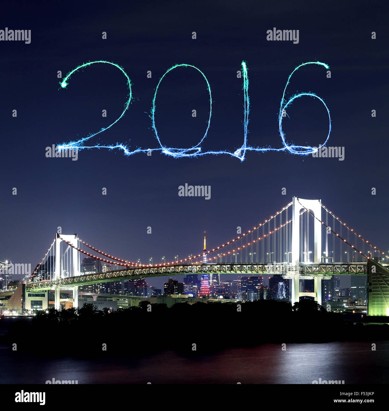 Happy new year bridge hi-res stock photography and images - Alamy