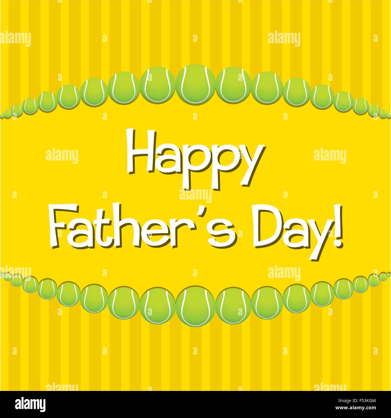 Tennis Father's Day card in vector format Stock Vector Image &amp; Art - Alamy