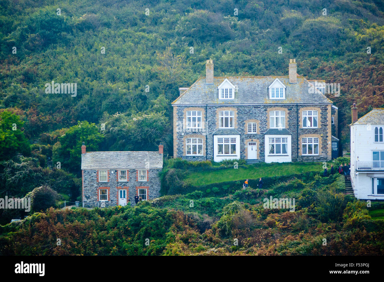Port Isaac Cornwall Stock Photo Alamy