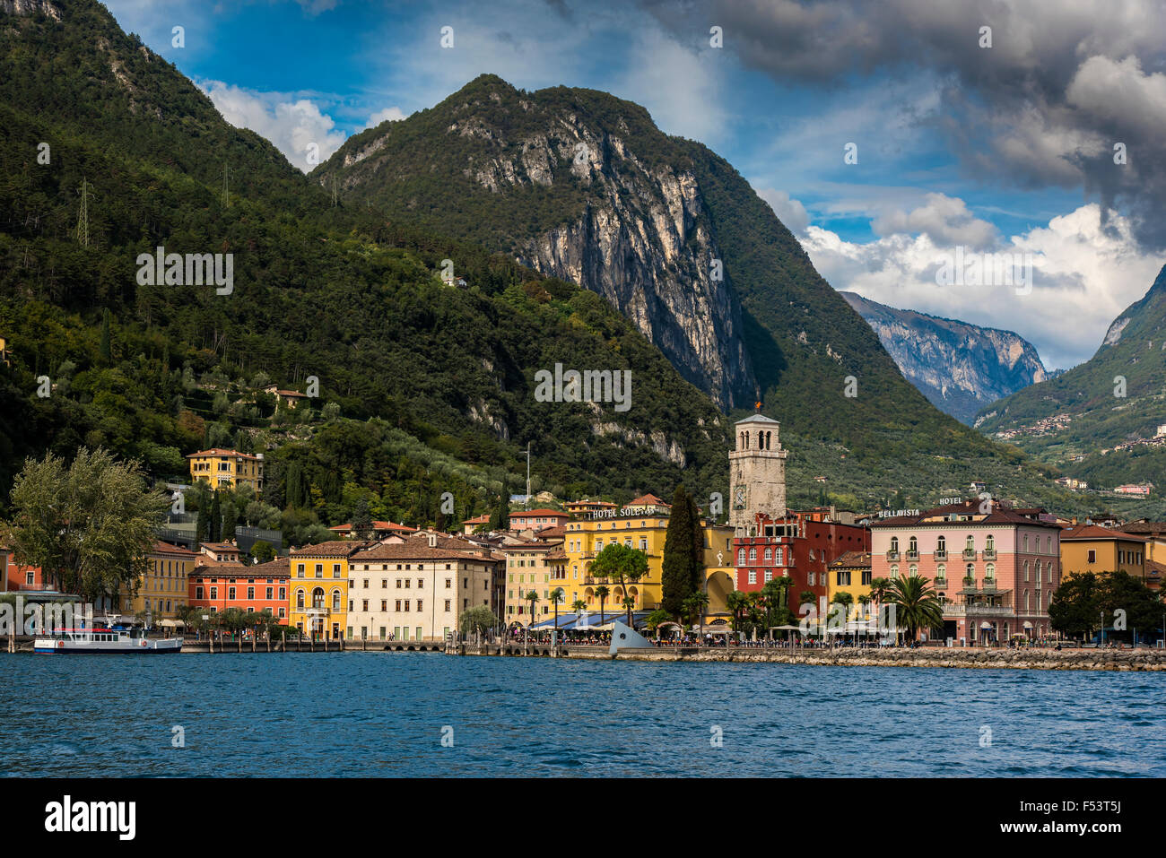 Riva del Garda, Lake Garda, Trentino, Italy Stock Photo