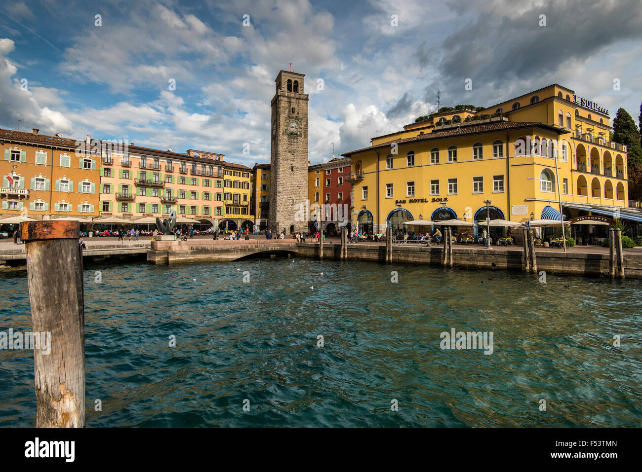 Riva del Garda, Lake Garda, Trentino, Italy Stock Photo
