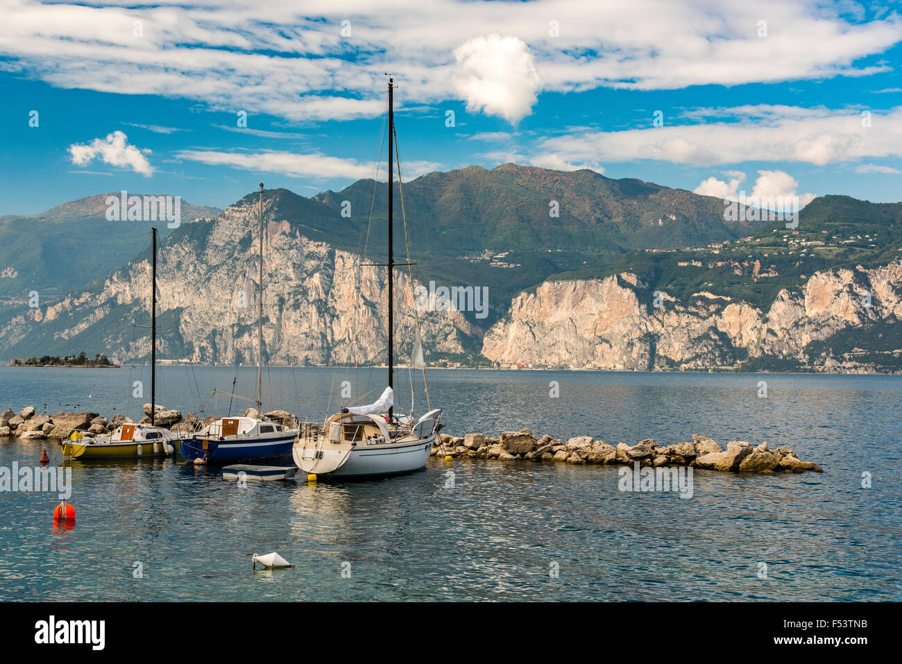 Malcesine, Lake Garda, Veneto, Italy Stock Photo