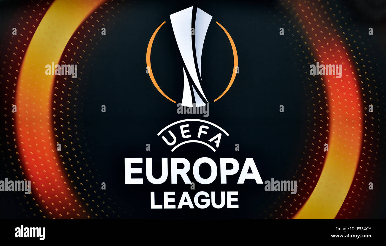 Logo of the UEFA Europa League, European football's governing body Stock Photo