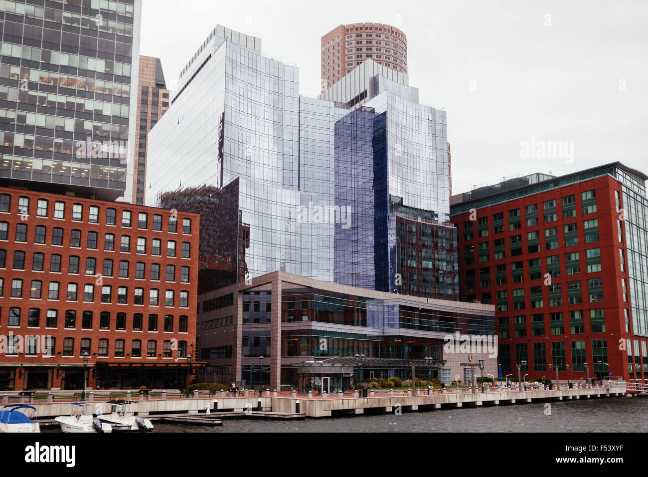 boston intercontinental hotel Stock Photo