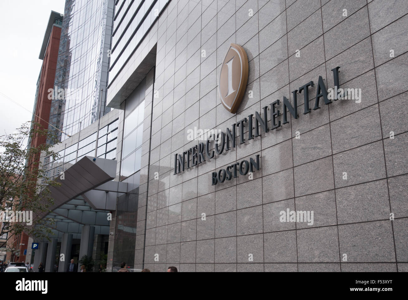 boston intercontinental hotel Stock Photo