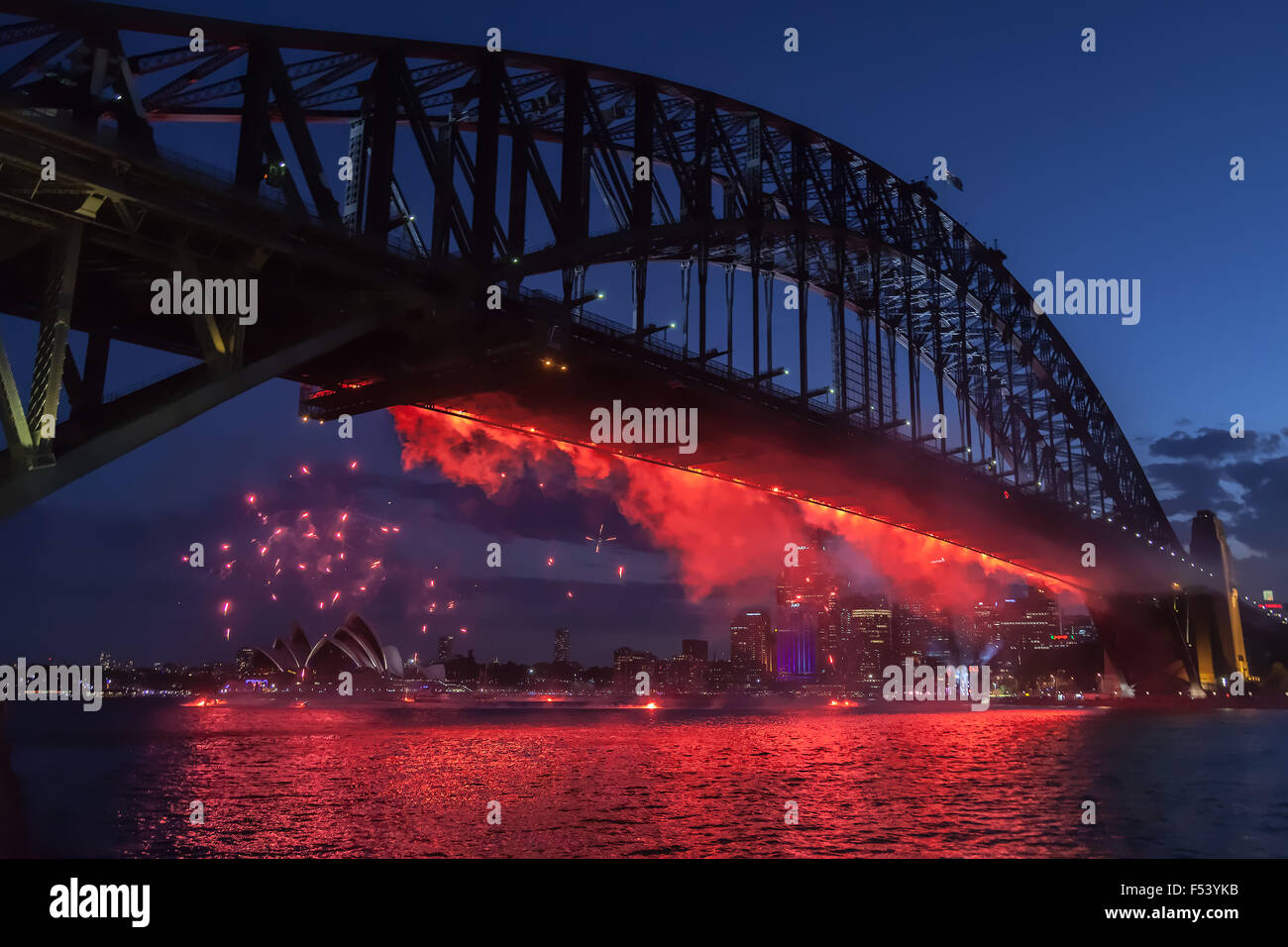 New Year's Eve, Fireworks, Sydney, Australia Stock Photo - Alamy