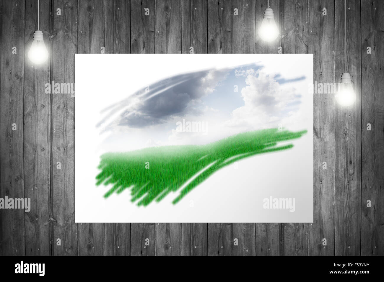 The picture painted paints Stock Photo Alamy