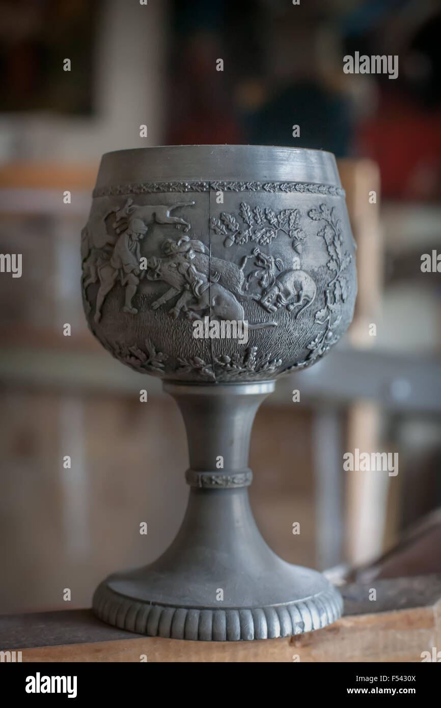 Wine goblet Stock Photo