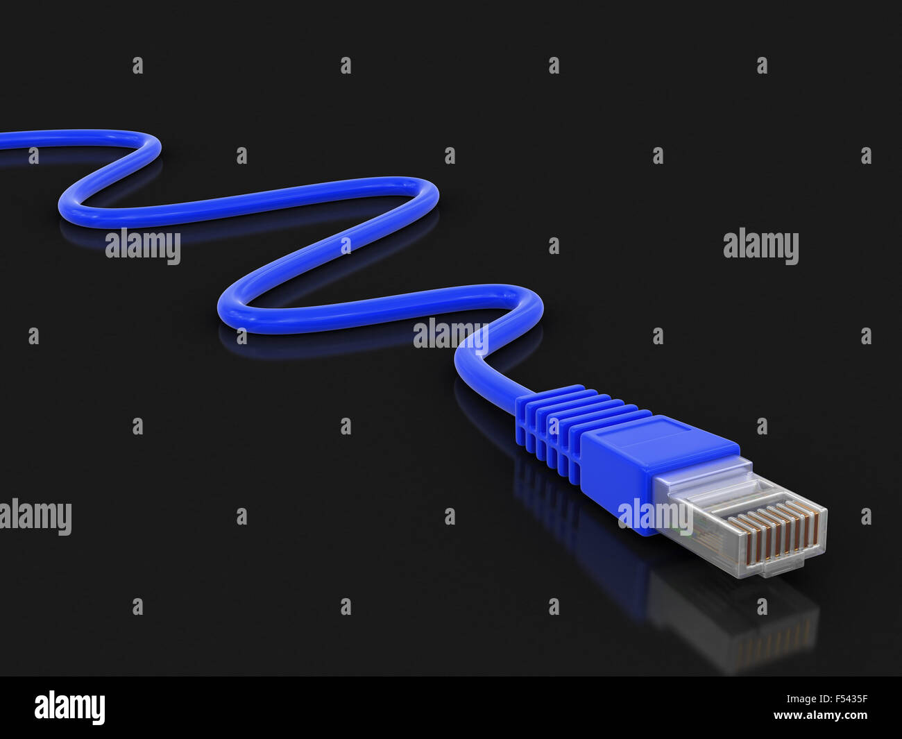 Computer Connection Patg Computer Cable. Image with clipping path Stock Photo - Alamy