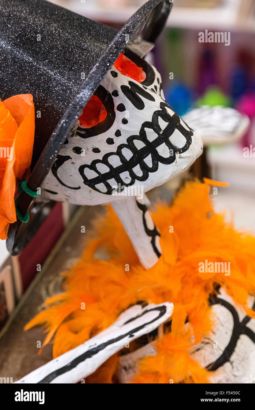 Mexican 'Day of the Dead' Mask, USA Stock Photo