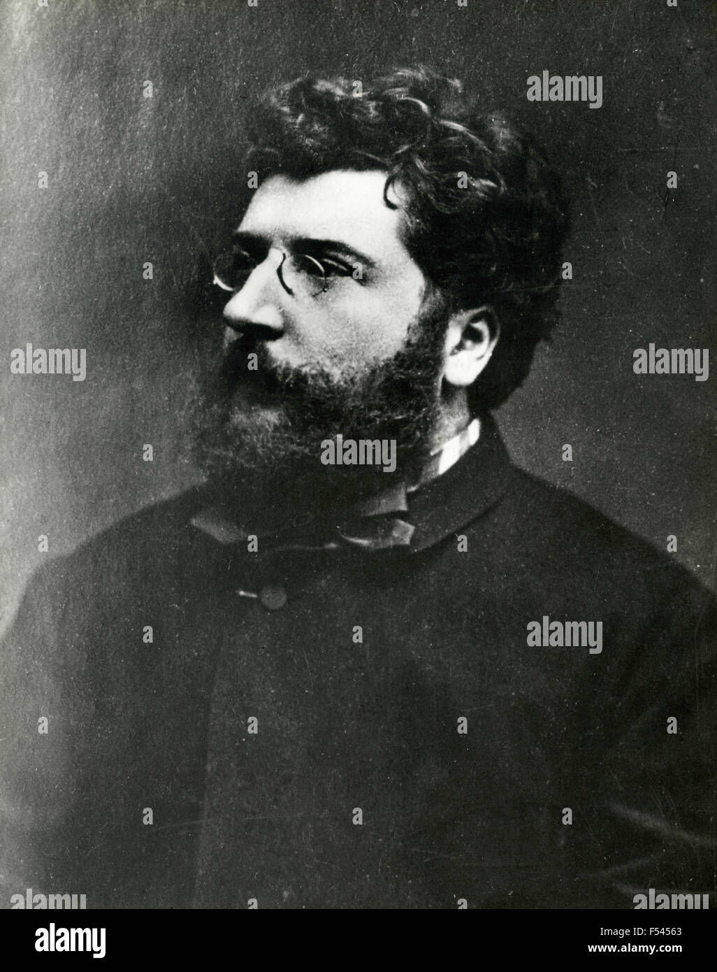 Portrait of French composer Georges Bizet Stock Photo