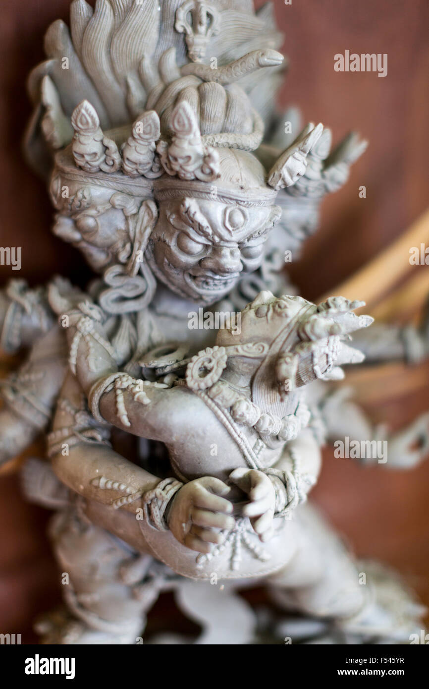 Traditional sculpture at the National Institute for Zorig Chusum