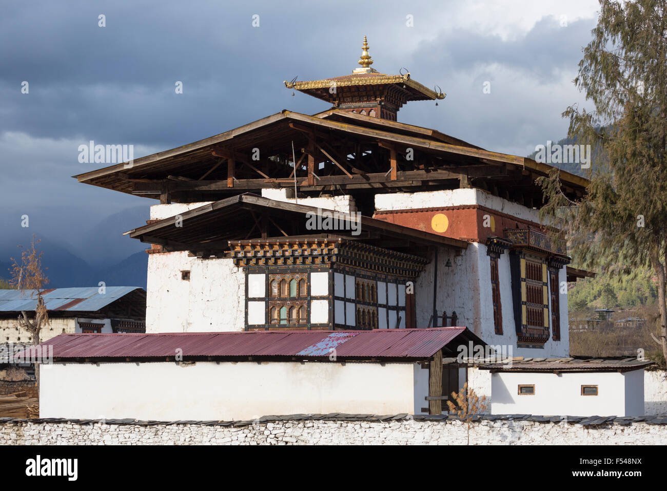 Druk Choeding Monastery Paro Bhutan Stock Photo 89219814 Alamy