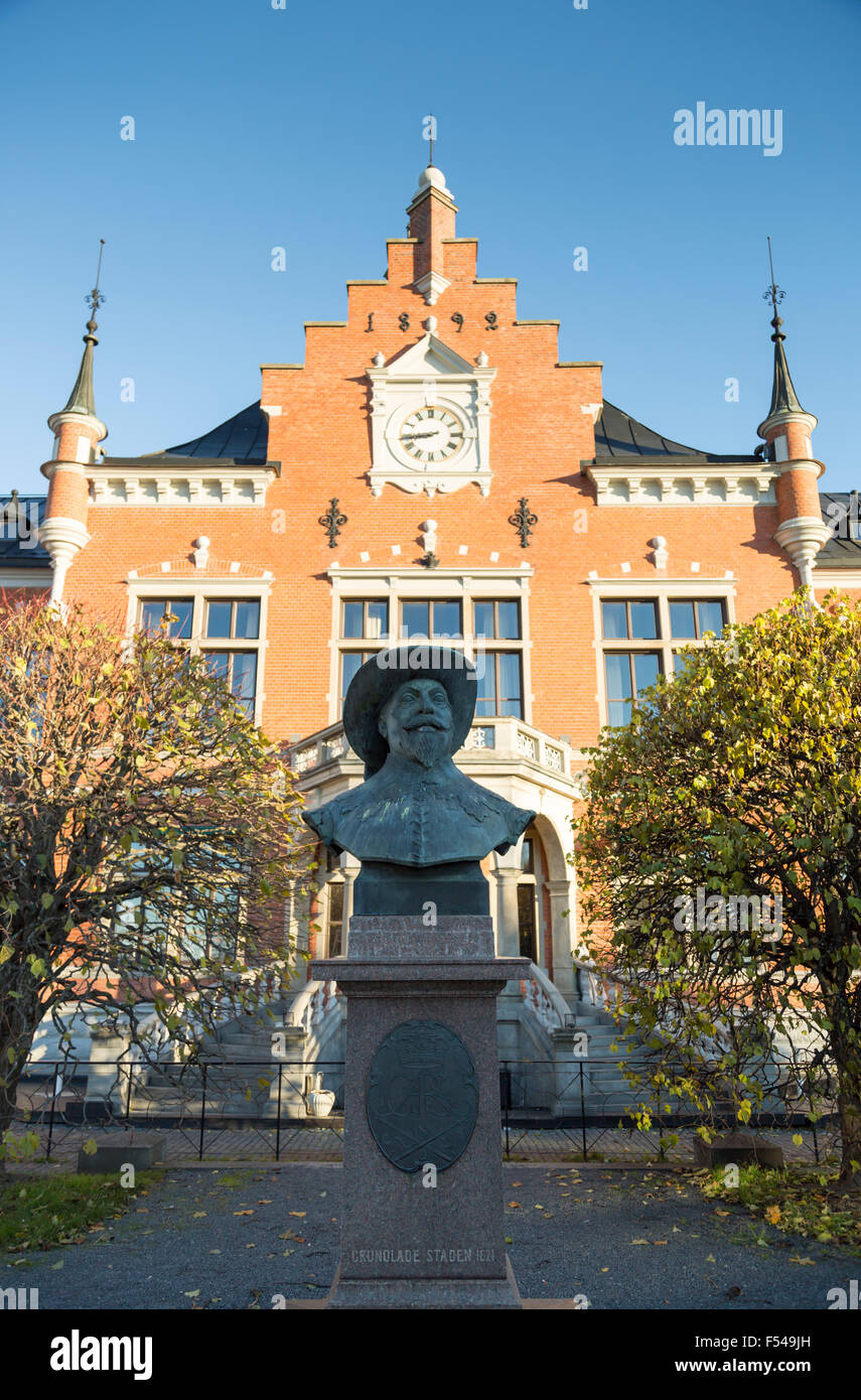 Town House in Umeå, Sweden Stock Photo Alamy