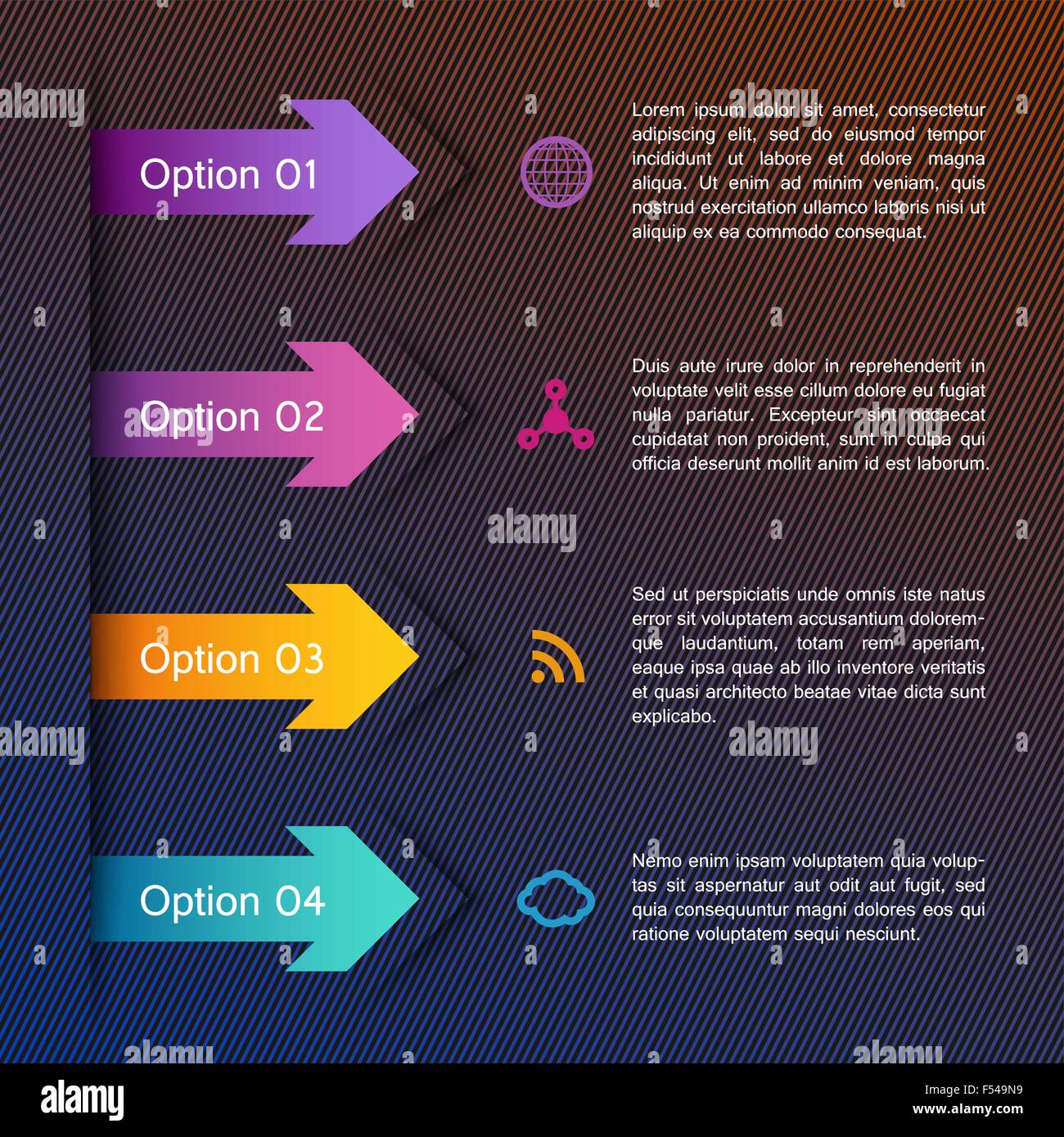 Abstract arrows infographic Stock Vector Image & Art - Alamy