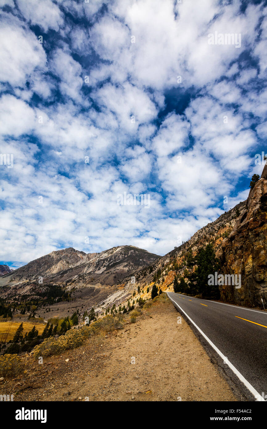 Tioga Pass road California Highway 120 the road to Yosemite from the