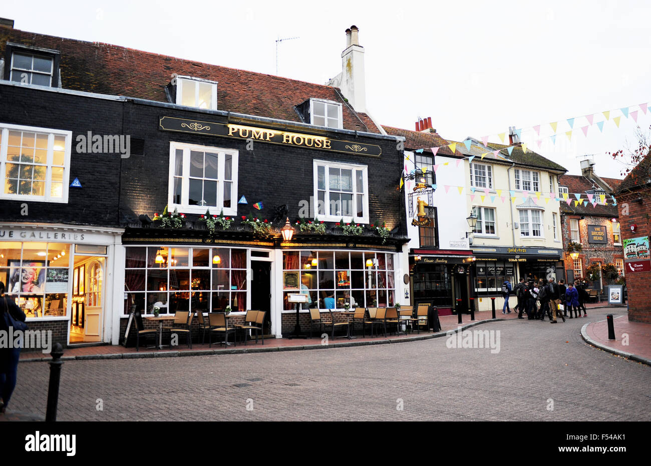 The Pump House pub and bars in The Lanes Brighton UK Stock Photo