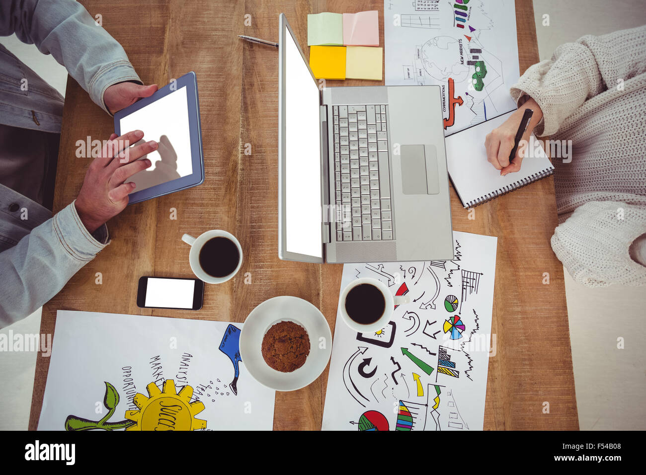 Creative business team working together Stock Photo - Alamy