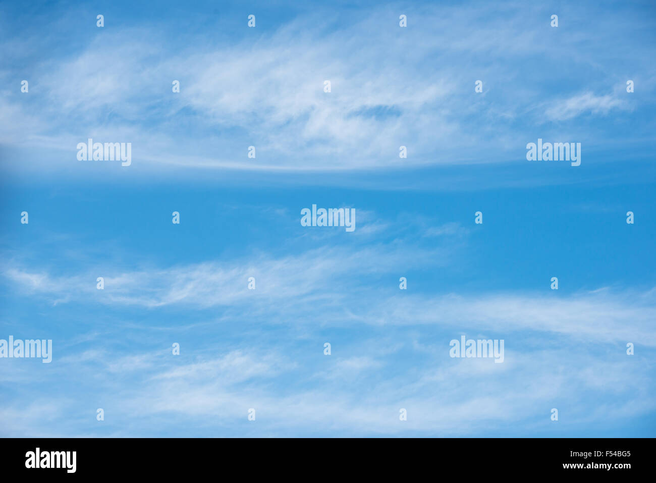 Blue sky background with soft white clouds Stock Photo - Alamy