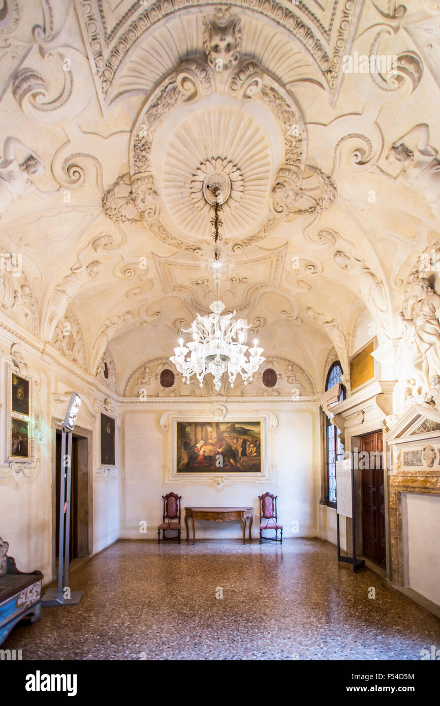 Doge's Palace interior, Venice, Italy Stock Photo