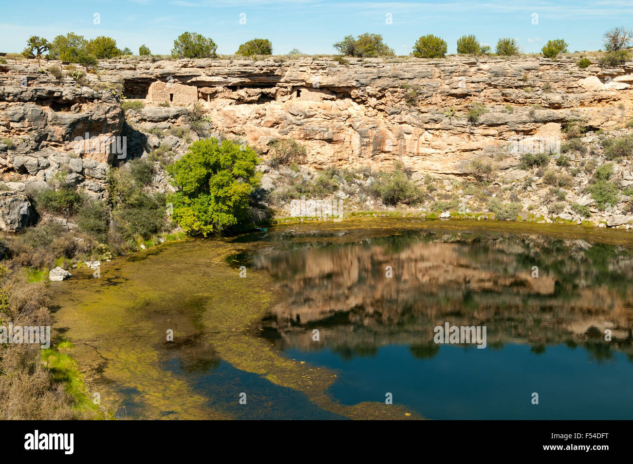 Montezuma Well, Arizona, USA Stock Photo
