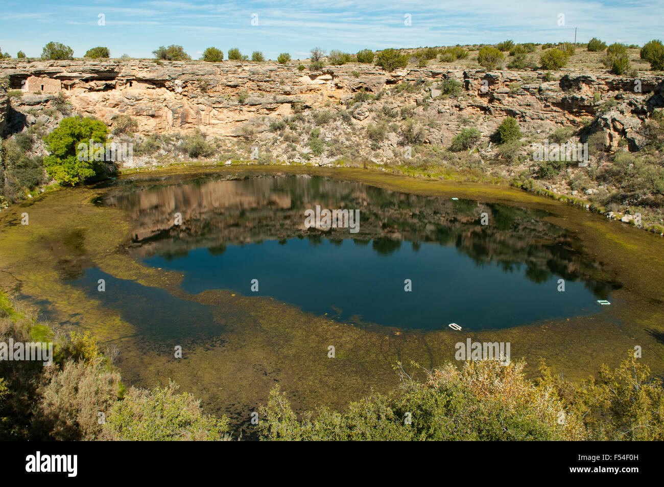 Montezuma Well, Arizona, USA Stock Photo