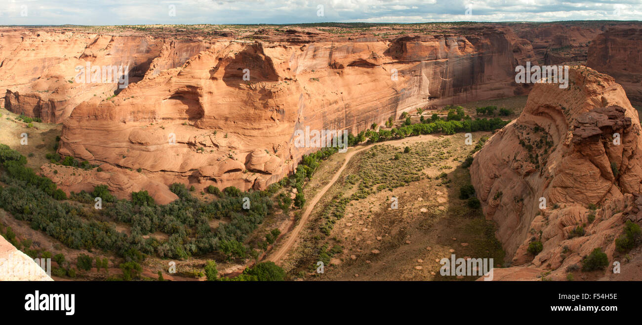 Canyon de Chelly Panorama, Arizona, USA Stock Photo - Alamy