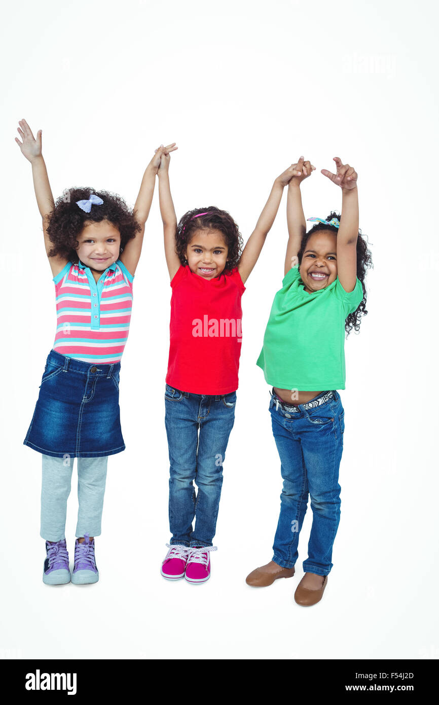 Three girls standing hi-res stock photography and images - Alamy