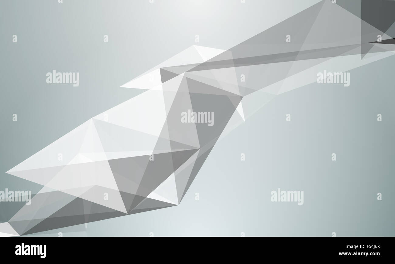 triangle abstraction, geometrical triangulation effects Stock Photo - Alamy