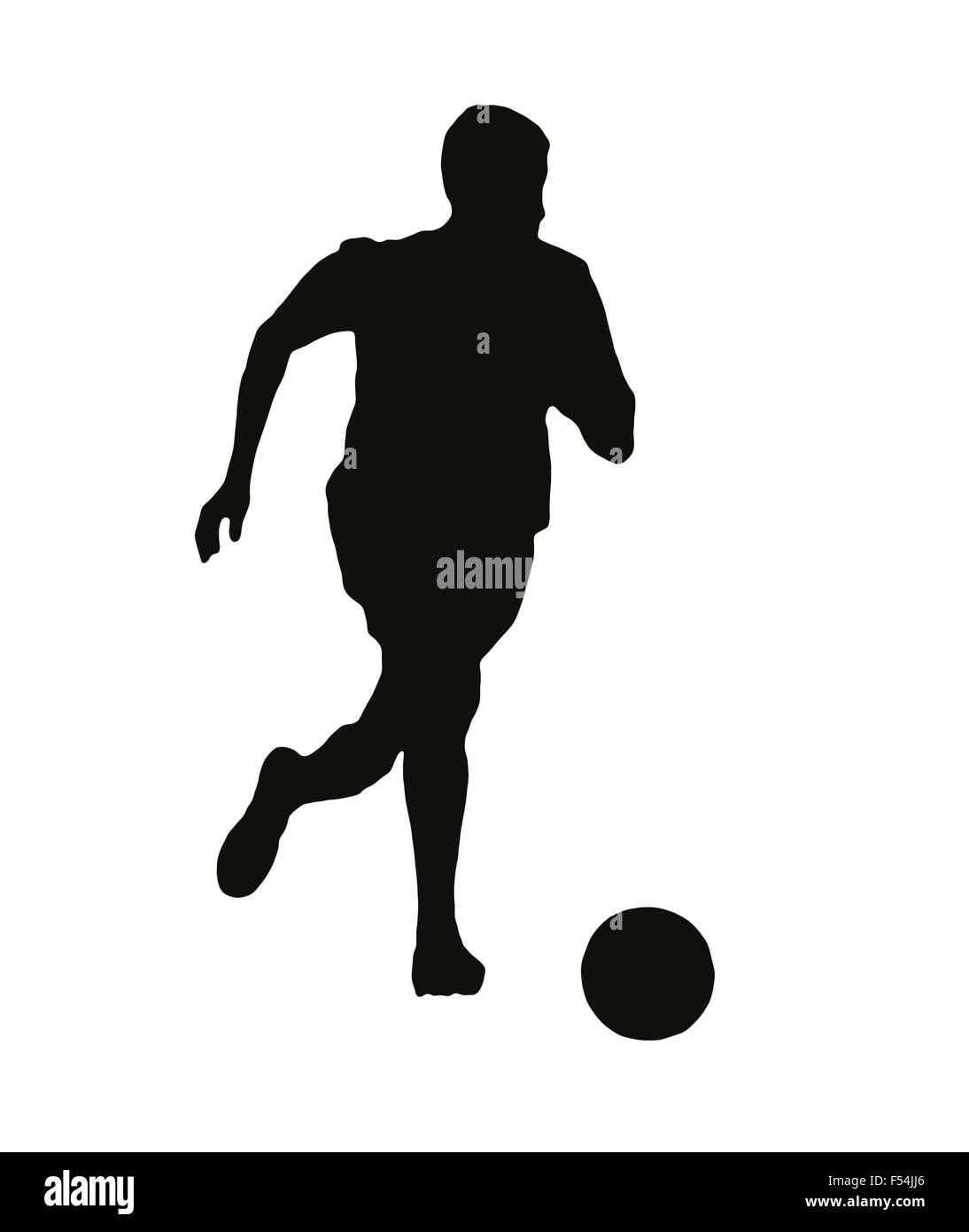 Silhouette Boy Kicking Soccer Ball Hi Res Stock Photography And Images Alamy