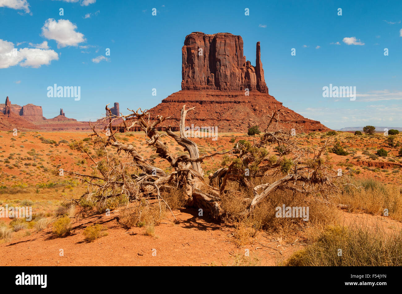 West Mitten, Monument Valley, Arizona, USA Stock Photo