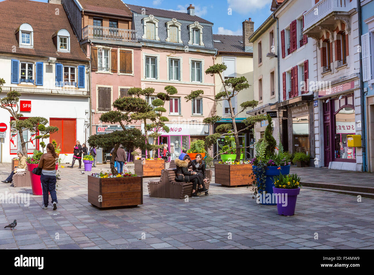 Montbéliard, Franche-Comté, France, Europe Stock Photo