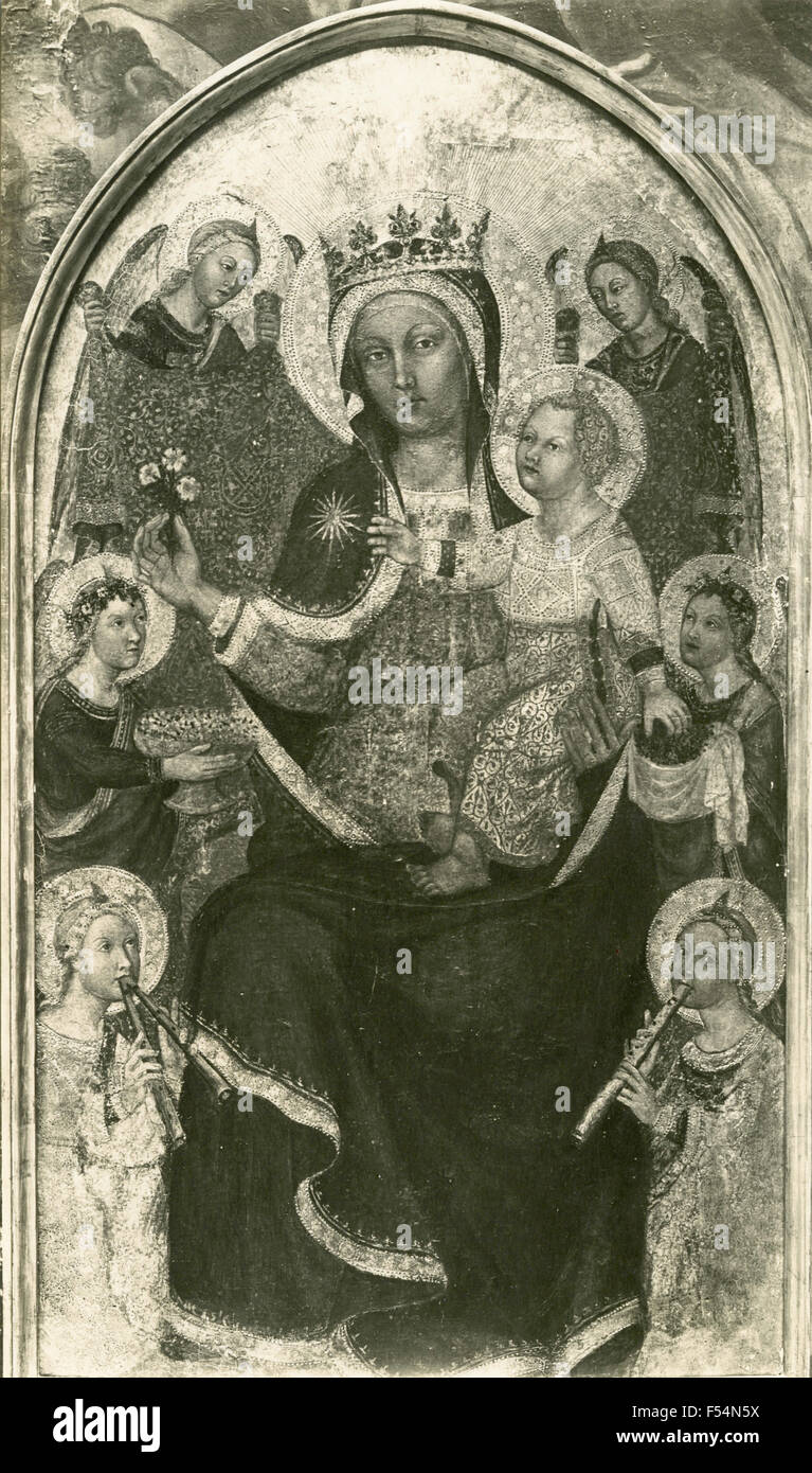 Sacred Art: Madonna and Child Stock Photo