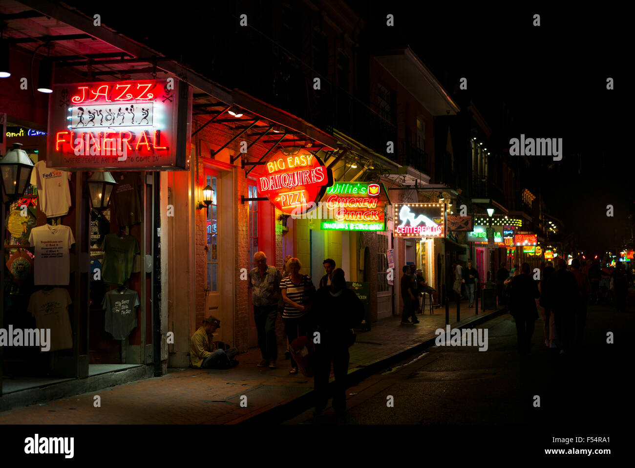 Jazz funeral, daiquiris and pizza on offer among signs in famous