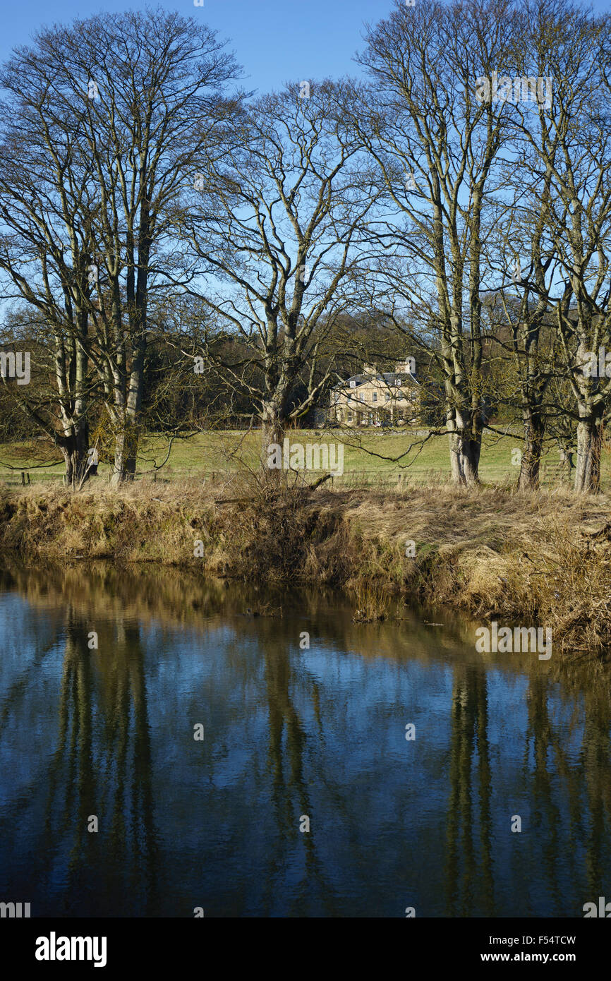 Chesters, small farm country house estate near Hawick, on the River