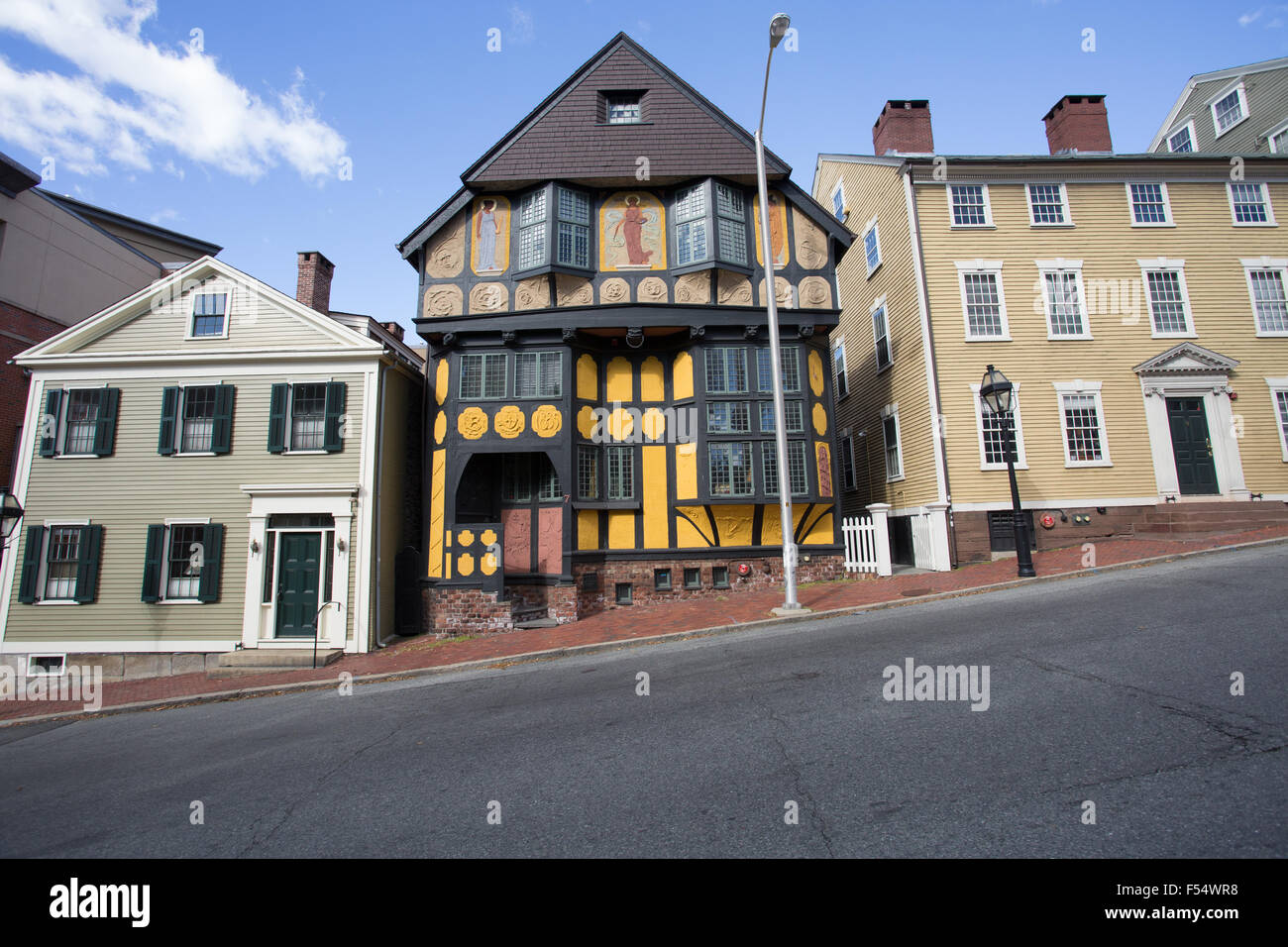 Fleur-de-lys Studios Providence  Tudor Revival architecture Stock Photo