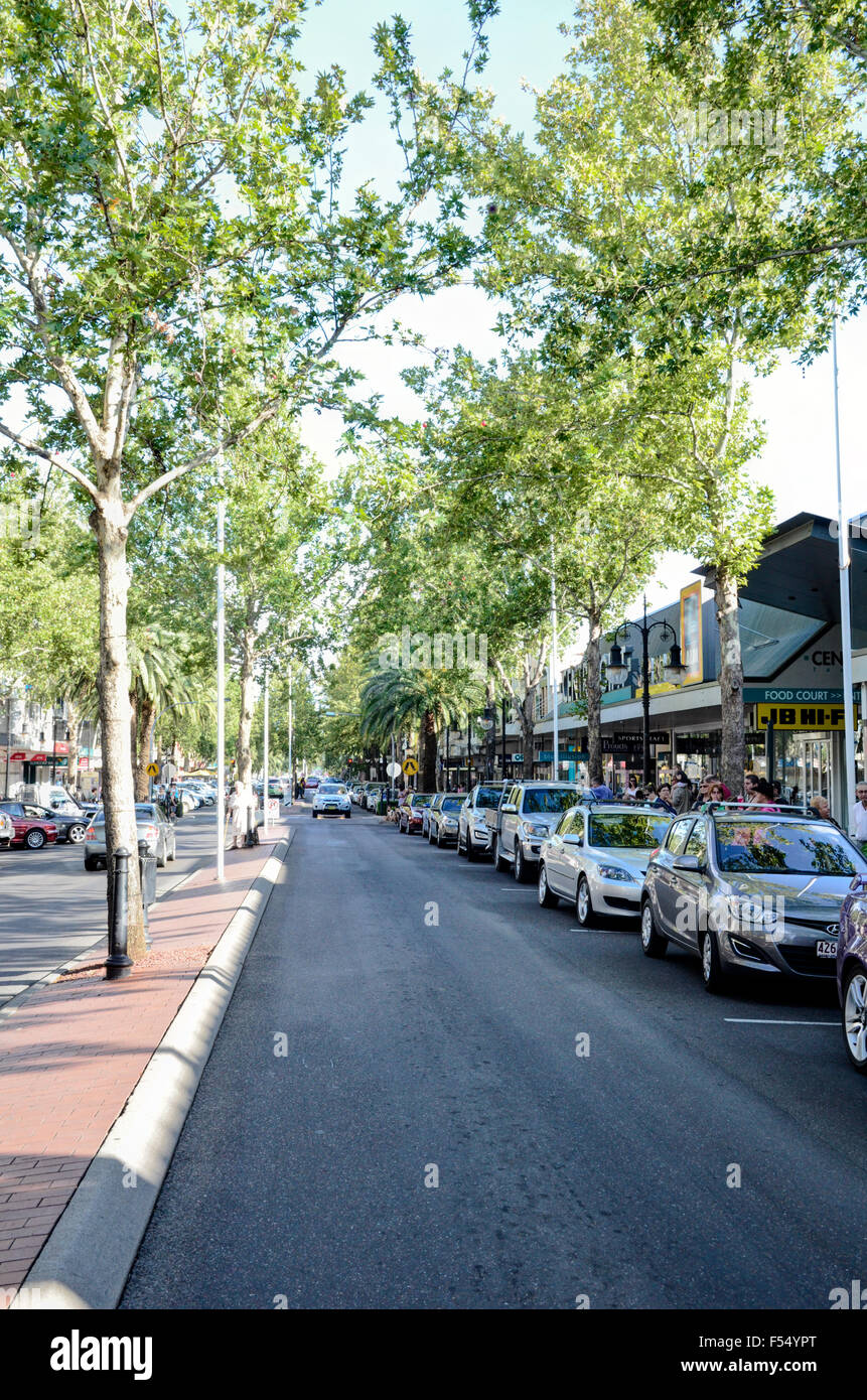 Peel Street Tamworth NSW Australia Stock Photo Alamy