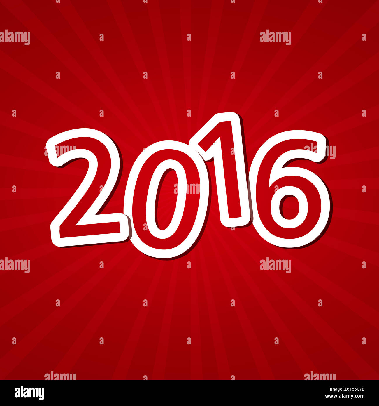 Vector Illustration of a Happy New Year Text Design Stock Photo - Alamy